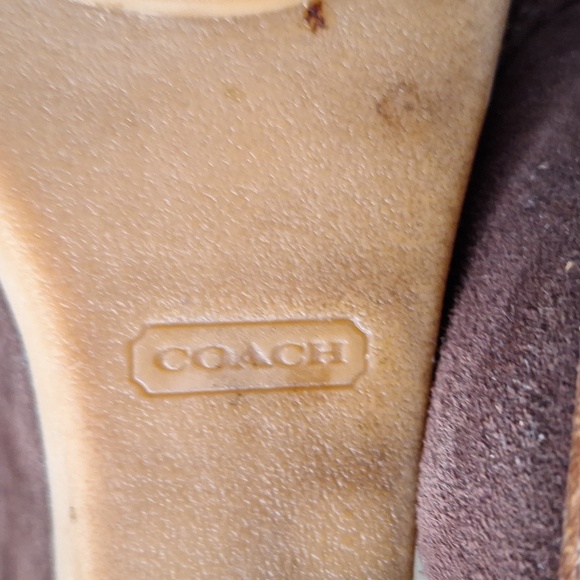 Coach Cassy Ankle Bootie Brown Suede - Picture 7 of 10